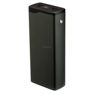 Батарея універсальна Vinga 30000 mAh QC3.0+PD 3 ports LCD metal 20W